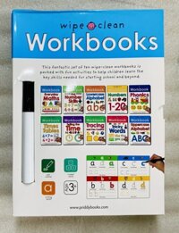 WIPE - CLEAN WORKBOOKS - Combo 10 quyển Viết Xoá rèn luyện 10 kỹ năng