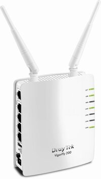WIRELESS AP, ROUTER CÁP QUANG TRỰC TIẾP DRAYTEK VIGOR Fly200F-FTTH Router +