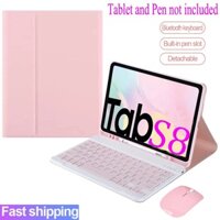 Wireless Bluetooth Keyboard mouse case For Samsung Galaxy Tab S8 11 2022 SM-X700 SM-X706
