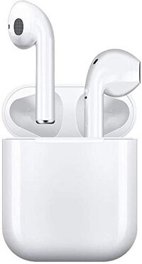 Wireless Earbuds, Bluetooth Headset Mini Size, Stereo in-Ear Wireless Headset with Microphone and Charging Box, Bluetooth Earphone with Noise Reduc...