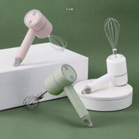 Wireless Hand Mixer 3 Speeds Double Stirring Head Design Hand Blender, Strong Motor, Simplicity Design