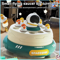 Wirlsweal 1 Bộ Bó Hoa Tàu Vũ Trụ Bàn Xoay Đồ Chơi Xoay Tên Lửa Phóng Bắt Trò Chơi Tương Tác Giáo Dục Điện Tên Lửa Đồ Chơi Phóng