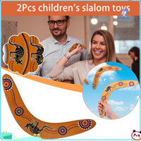 Wirlsweal 2 Chiếc Boomerang Đồ Chơi Gỗ Hình Chữ V Boomerang Bề Mặt Mịn Đồ Chơi Spinner Trẻ Em Cho Trẻ Em Và Người Lớn