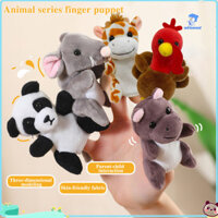 Wirlsweal 2 Chiếc Ngón Tay Con Rối Bộ Sang Trọng Động Vật Ngón Tay Con Rối Đồ Chơi Cho Trẻ Em Mini Mềm Nhân Vật Tương Tác Nhập Vai Và Kể Chuyện Chống Đỡ Đồ Chơi Giáo Dục Cho Trẻ Tập Đi