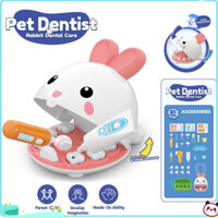Wirlsweal 31 Cái / bộ Đồ Chơi Nha Sĩ Thú Cưng Có Bàn Chải Đánh Răng Khay Kem Đánh Răng Nẹp Gương Miệng Bác Sĩ Giả Vờ Chơi Đồ Chơi Giáo Dục Bộ Dụng Cụ Nha Khoa Bé Trai Bé Gái Quà Tặng