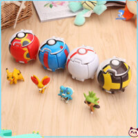 Wirlsweal 4 Sáng Tạo Mini Pokemon Pikachu Poke Ball Pop-up Biến Dạng Đồ Chơi Trẻ Em Quà Tặng