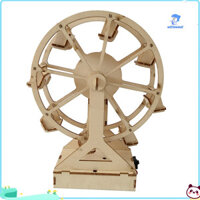Wirlsweal Điện Bánh Xe Ferris Xếp Hình Xây Dựng DIY Mô Hình 3D Giáo Dục Đồ Chơi Trẻ Em