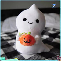 Wirlsweal Halloween Trắng Ma Sang Trọng Búp Bê Bí Ngô Ma Thú Nhồi Bông Đồ Chơi Ma Quái Ma Thú Nhồi Bông Búp Bê Mềm Mại Sang Trọng Ôm Gối Cho Trẻ Em Người Lớn