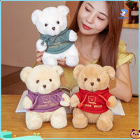 Wirlsweal Hoạt Hình Gấu Sang Trọng Đồ Chơi Thú Nhồi Bông Mềm Búp Bê Trang Trí Dễ Thương Áo Khoác Gấu Nhỏ Búp Bê Sang Trọng Trang Trí Cho Gia Đình Tiệc Cưới Quà Tặng Ngày Lễ Tình Nhân