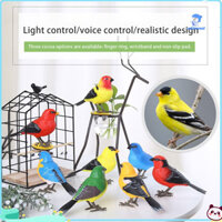 Wirlsweal Mô Phỏng Chim Đồ Chơi Âm Thanh Kích Hoạt Di Động Miệng Hát Mô Hình Chim Hoạt Động Điện Giả Chim Trang Trí Trẻ Em Người Lớn Quà Tặng