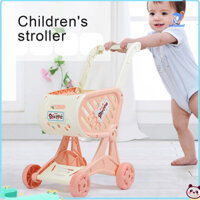 Wirlsweal Mô Phỏng Nhựa Siêu Thị Giỏ Hàng Xe Đẩy Đồ Chơi Nhà Chơi Quà Tặng Trẻ Em