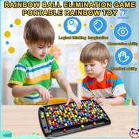 Wirlsweal Rainbow Ball Elimination Board Game với 241 Hạt Nhiều Màu Sắc Nhận Dạng Màu Sắc Tập Trung Logic Đào Tạo Nhiều Người Chơi Tương Tác Hạt Giáo Dục Đồ Chơi