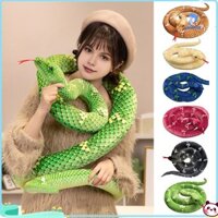 Wirlsweal Rắn Sang Trọng Đồ Chơi 70 / 180cm Động Vật Thực Tế Thú Vật Con Rắn Pranks Giả Đồ Chơi Halloween Giáng Sinh Sinh Sinh Nhật Ủng Hộ Trang Trí