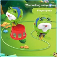 Wirlsweal Xe Đạp Ếch Đồ Chơi Tightrope Đi Bộ Tự Động Con Quay Hồi Chuyển Cân Bằng Đồ Chơi Ếch Giáo Dục Động Vật Điện Tumbler Đồ Chơi Bé Trai Bé Gái Quà Tặng