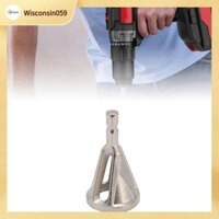 Wisconsin059 4pcs Deburring khoan bit 1/4 inch hex shank 3 lỗ bằng thép tốc độ cao công cụ vát bên ngoài