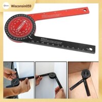 Wisconsin059 Miter Saw Protractor dễ đọc Clear Scales độ chính xác cao chống xói mòn