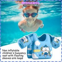 Wishaweo Trẻ Em Phao Vest, Chơi Nước Có Thể Điều Chỉnh Mùa Hè Trẻ Em Áo Bơi, Phim Hoạt Hình Sáng Tạo Không Khí Phao Bơi Ống Bé