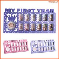 Wit Baby Hand Foot Frame Bộ dấu chân in tay cho bé Bộ dấu chân cho bé Khung ảnh dấu chân cho bé Hoàn hảo