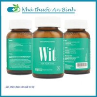 Wit - Bảo vệ võng mạc và thủy tinh thể. Tăng cường thị lực, giảm mờ, mỏi mắt (Lọ 30 Viên)