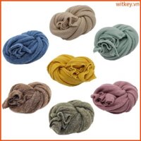 Wit Đan Co Giãn Sơ Sinh Chụp Ảnh Quấn Đầm Sơ Sinh Đạo Cụ Chụp Ảnh Cho Bé Chăn Quấn Cho Chụp Ảnh