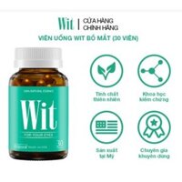 Wit - "hỗ trợ tăng cường thị lực, giảm mờ, mỏi mắt", Chai 30 viên