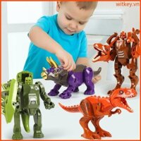 Wit Khủng Long Robot Đồ Chơi Mô Hình Cho Trẻ Em Chức Năng Khủng Long Đồ Chơi Giáo Dục DIY Biến Đổi Robot DIY Lắp Ráp