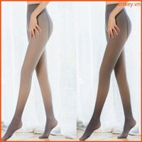 Wit Nữ Ấm Áp Giả Trong Suốt Quần Giả Lông Cừu Lót Vớ Opaque Quần