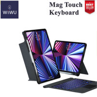 WIWU Mag Touch IPad Bao da bàn phím tháo rời kèm TrackPad cho IPad Pro M4 11 inch ,13 inch, Air 6 , 11 inch M1/M2,Gen 9