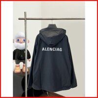 ♞,♘Wlcd Paris Home * * BLCG Phiên bản chính xác Họa tiết chữ cái Áo khoác lưới mỏng nam nữ Áo khoác trùm đầu B 2025