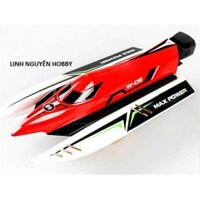 WLtoy XK A-915WL Tàu Cano RC tốc độ cao không chổi than size 45cm - 45km/h High Speed RC Boat
