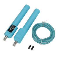 [Wma] Dây nhảy có vòng bi Màu xanh có thể điều chỉnh Thúc đẩy sự phối hợp Đốt cháy calo Dây nhảy cho bài tập Aerobic