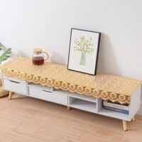 Wmgjiaju3949 Tivi Mặt Bàn Nhựa PVC Thảm Ngủ Bàn Tủ Giày Chống Bụi Dùng Một Lần Bao Vải Hình Chữ Nhật Khăn Trải Bàn Có Thể Xóa Được