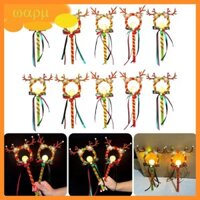 Wmmb 10 15 Miếng Giáng Sinh Phát Sáng Gậy Hươu Sừng Chủ Đề Cây Đũa Phép Ma Thuật Vui Nhộn Cho Gia Đình Tập Hợp Hoạt Động Tiệc Và Trường Học