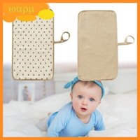 Wmmb 2 Chiếc Tã Thay Miếng Lót Di Động Mạnh Thấm Hút Giường Pad Cho Bé Essential