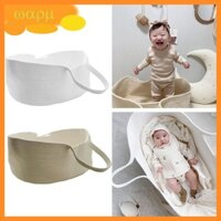 Wmmb Di Động Cho Bé Moses Giỏ Cho Tàu Sân Bay Dây Cotton Dệt Nôi Trẻ Sơ Sinh Ngủ Giường Giá Đỡ Bassinet Mầm Non Trang Trí