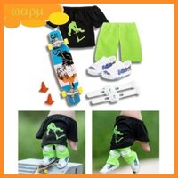 Wmmb Fingerboard Giày Và Quần Mini Ván Trượt Ngón Tay Ván Trượt Bộ Đồ Chơi Ngón Tay