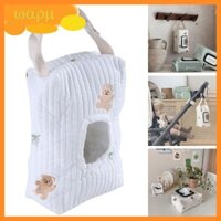 Wmmb Hoạt Hình Xe Đẩy Cho Bé Giấy Túi Bảo Quản Khăn Giấy Hộp Đựng Khăn Lau Ướt Túi Hộp Hoạt Động Ngoài Trời Trong Nhà