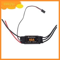 Wmmb RC Brushless ESC Bộ điều khiển tốc độ điện tử R C chống nước 40A cho mô hình điều khiển từ xa Đồ chơi Quadcopter