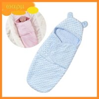 Wmmb Thời Trang Hai Lớp Chăn Cho Bé Sơ Sinh Lông Cừu Quấn Túi Ngủ