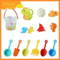 Wmmb Trẻ Em Đi Biển Đồ Chơi Lâu Đài Cát Khuôn Đồ Chơi Xô Rake Sandbox Mùa Hè Nước Chơi Đồ Chơi