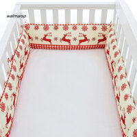 [Wmp] Miếng đệm cản đầu giường cho trẻ sơ sinh Dễ dàng lắp đặt Bảo vệ giường 4 chiếc Hàng rào giường cho bé Tấm lót lưới Tấm đệm đệm chống va chạm Dễ dàng lắp đặt Bộ đệm mềm để an toàn cho người mua Đông Nam Á'