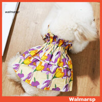 [Wmp] Váy thú cưng có thể giặt được để làm quà tặng Đạo cụ bố trí hoa Tulip Váy thú cưng chống rách