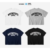 WNS Embroid Tee - Áo thun cotton cộc tay thêu oversize hình thêu nổi Local Brand WNS Chính Hãng