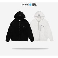 WNS Hoodiezip 24' - Áo Hoodie zip mũ to Nỉ Bông Basic Form Oversize Chính Hãng Local Brand WNS