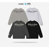 WNS Madin Sweater - Áo Nỉ Bông Basic Form Oversize Chính Hãng Local Brand WNS