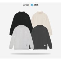 WNS Rollneck Sweater - Áo Sweater Nỉ Bông Cao Cổ Form Oversize Unisex Local Brand WNS Chính Hãng