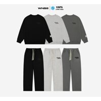 WNS Set Logo - Bộ Sweater Và Quần Nỉ Hàn Hình In Cao Thành Form Unisex Local Brand WNS Chính Hãng