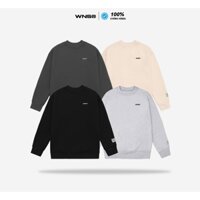 WNS Sweater Metallic - Áo Nỉ Bông Basic Form Oversize Chính Hãng Local Brand WNS