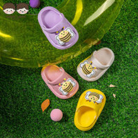 Wo · WO home Con ong dễ thương bé trai bé gái đi biển Crocs ngoài trời Dép trẻ em Giày đi vườn nhà cho bé