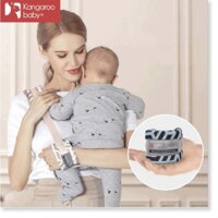 Woldmart - Đai ôm bé Kangaroo-Baby giúp mẹ nhẹ tay (Xanh Đen)